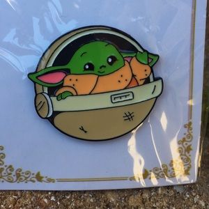 2/$15 Disney Baby Yoda Mandalorian Pin